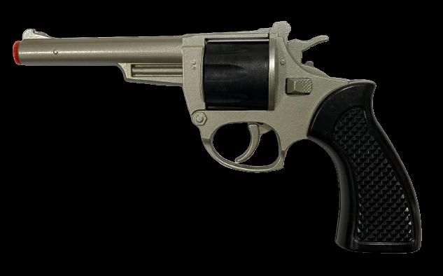 PISTOLA METALICA FULMINANTES 8/12 TIROS Revolver metalico del Oeste Ka –  Maxia Market