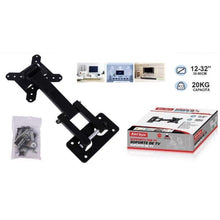 Cargar imagen en el visor de la galería, Soporte de TV o Monitor 12-22" con Brazo Máx Vesa 100X100mm Giratoria Inclinable
