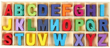 Cargar imagen en el visor de la galería, Letras de madera natural mini del 0 al 9 - 50 unidades papelería manualidades DI
