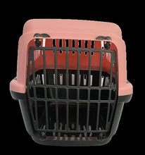 Cargar imagen en el visor de la galería, Transportin para mascota Gato, perro Cachorro , Jaula de viaje para mascota Rosa
