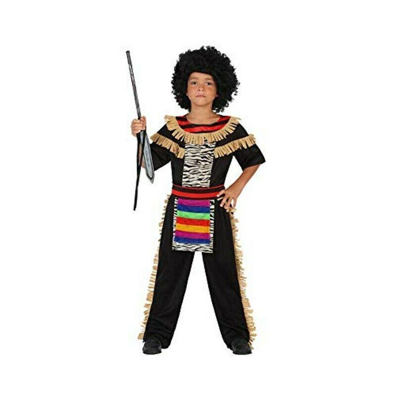 Disfraz Zulú Niño Infantil para Carnaval Fiesta Teatro