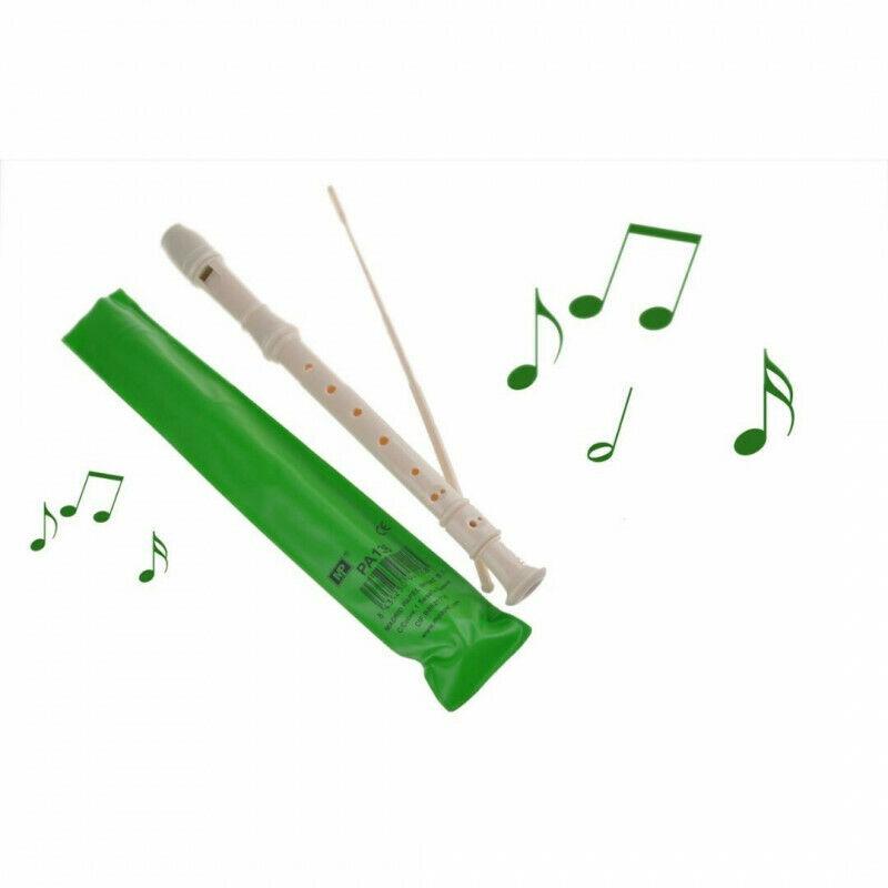 Flauta de Plástico dulce uso escolar con bastón para limpieza soprano ECONÓMICO
