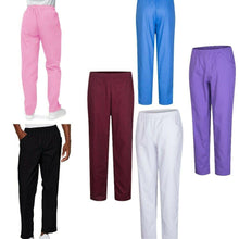 Cargar imagen en el visor de la galería, PANTALONES Sanitarios Unisex Cintura ELÁSTICA Uniforme Laboral MÉDICO Enfermera
