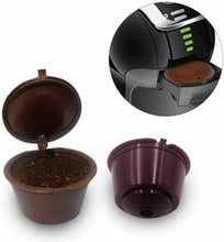 Cargar imagen en el visor de la galería, 5 Cápsulas Café Recargable Compatible con Maquina Nespresso, Cápsulas Filtros de Café Recargable Reutilizable con Cuchara y Cepillo - QUTTIN
