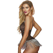 Cargar imagen en el visor de la galería, PICARDIAS LENCERIA SEXY NEGRA  ROPA INTERIOR MUJER TALLA UNICA

