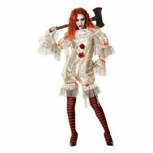 Cargar imagen en el visor de la galería, Disfraz de Payasa Asesina Macabra Adulto Para Mujer, Traje de Fiesta de Halloween Carnaval Teatro
