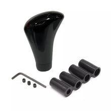 Cargar imagen en el visor de la galería, Pomo de cambio Manual Universal de madera negro, perilla de palanca de cambio
