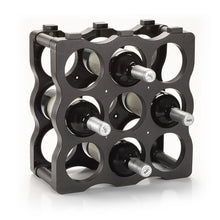 Cargar imagen en el visor de la galería, BOTELLERO MODULAR 9 BOTELLAS 34,5 x 36 x 17 cm
