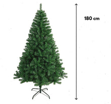 Cargar imagen en el visor de la galería, Árbol de pino de Navidad Artificial con puntas rama soporte metal PVC 60-240 cm
