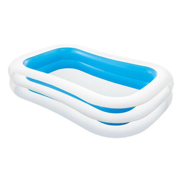 PISCINA HINCHABLE FAMILIAR 770 L-262X175X56 CM JARDIN VERANO