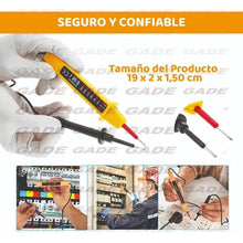 Cargar imagen en el visor de la galería, Comprobador de circuitos eléctricos negro juego lapiz de prueba 3 funciones
