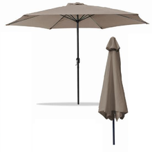 Cargar imagen en el visor de la galería, Sombrilla Parasol Ø300cm Inclinable Estructura Aluminio y Acero 38 Mm Jardin Terraza Patio Playa
