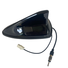 Cargar imagen en el visor de la galería, Antena de coche forma de aleta tiburón negro para techo supeior coche auto universal señal
