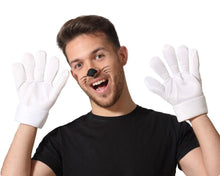 Cargar imagen en el visor de la galería, Guantes Blanco de Disfraz de Ratón Ratóncito Accesorios de Carnaval Cumpleaños
