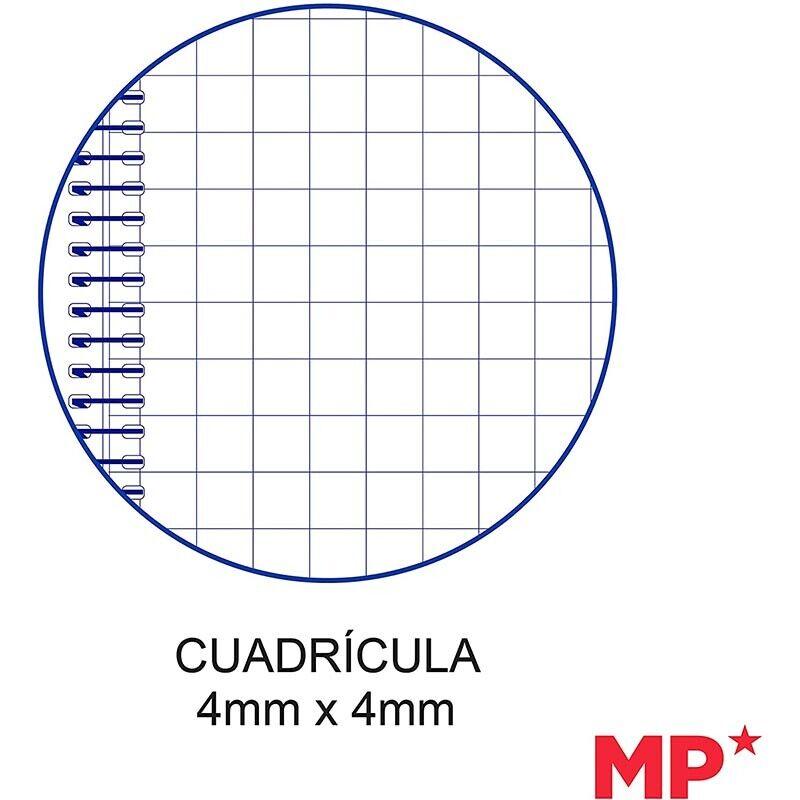 Cuaderno libreta A4 Cervantes espiral forrado tapa extradura 80 hojas 90 g