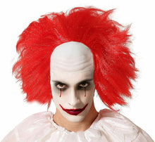 Cargar imagen en el visor de la galería, Peluca calvo Roja para Payaso Asesino Accesorios de Disfraz de Halloween Carnaval Teatro
