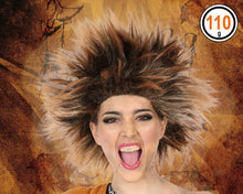 Cargar imagen en el visor de la galería, Peluca Cavernicola  Adulto Color Castaño Para Carnaval Accesorio de Disfraz
