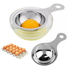 Cargar imagen en el visor de la galería, Separador huevos acero inoxidable de yema de huevo blanca
