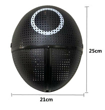 Cargar imagen en el visor de la galería, Máscara del soldado calamar careta de disfraz Carnaval Halloween Accesorios
