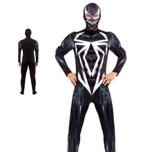 Cargar imagen en el visor de la galería, Disfraz Black Spider Hombre Adulto para Halloween Carnaval Fiesta Teatro
