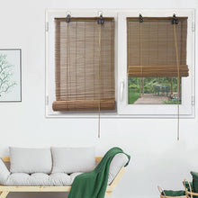 Cargar imagen en el visor de la galería, Maxia Market - Estor Enrollable Ventana Bambú Cortina Persiana Veneciana - Natural
