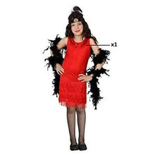 Cargar imagen en el visor de la galería, Disfraz Charleston Rojo Niña Infantil para Carnaval Fiesta Teatro

