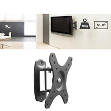 Cargar imagen en el visor de la galería, Soporte TV Vesa 100x100mm Pared Fija Para TV 12-30'' Max 10KG
