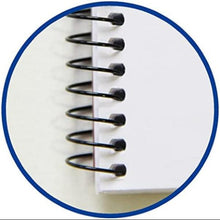 Cargar imagen en el visor de la galería, Cuaderno libreta Cervantes espiral forrado tapa normal carton 80 hojas 60 g A5
