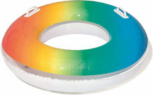 Cargar imagen en el visor de la galería, Flotador gigante 91cm con asas Arco iris, Multicolor  color surtido
