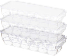 Cargar imagen en el visor de la galería, Huevera frigorifico nevera plastico organizador despensa 14 huevos 37x11x7,5 cm
