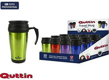 Cargar imagen en el visor de la galería, TRAVEL MUG Taza Térmica con Tapa 400ML ACERO INOX METALIZADO Para Café Té Jarra
