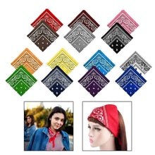 Cargar imagen en el visor de la galería, Bandana original para la cabeza, pañuelo prenda, carnaval deportes al aire libre
