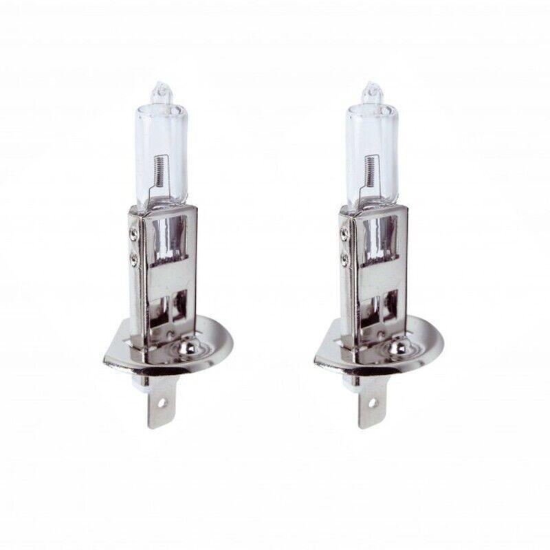 2PCS Bombillas Halógenas H1 para Faros Delanteros Coche 12V 55W, 3600K y 6400K