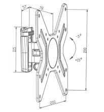 Cargar imagen en el visor de la galería, Soporte de pared para televisor TV LCD LED monitor 14&quot; A 32&quot; Movimiento inclina
