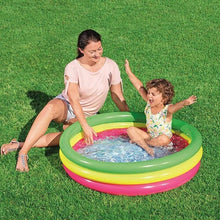 Cargar imagen en el visor de la galería, Piscina infantil hinchable 3 anillos con Fundo Alcochado 152X30cm
