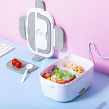Cargar imagen en el visor de la galería, Fiambrera Electrica Para Llevar Comida Calentamiento Rapido y Uniforme 40W 1 L Viaje Oficina
