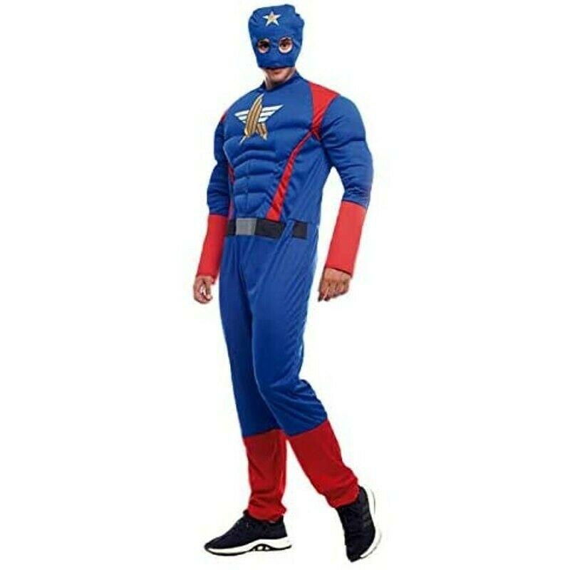 Disfraz Superhéroe Star Hombre Adulto para Carnaval Fiesta Teatro