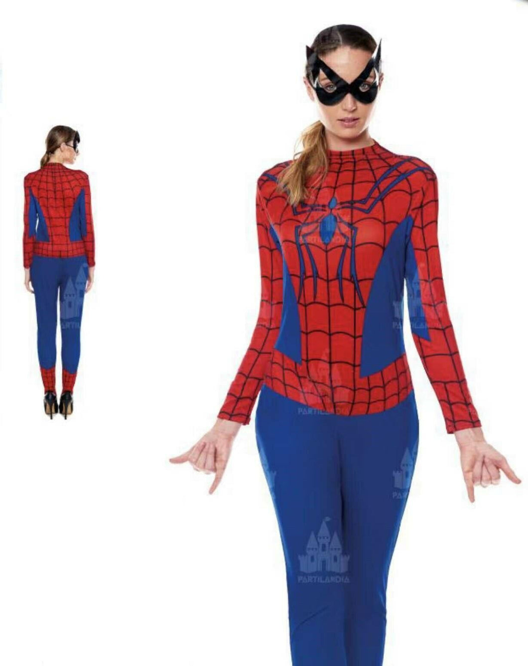 Disfraz Heroína Arácnida Spider Mujer Disfraz Super héroe Mujer