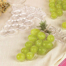 Cargar imagen en el visor de la galería, 6 Bandejas plato 12 uvas fin año nochevieja plastico transparente único Navidad
