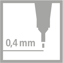 Cargar imagen en el visor de la galería, Rotuladores BISMARK Lettering Punta 0.4 mm. estuche 10-24 Colores
