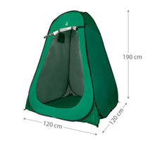 Cargar imagen en el visor de la galería, TIENDA CAMPAÑA CAMBIADOR 150X150X190 CON SUELO-VERDE

