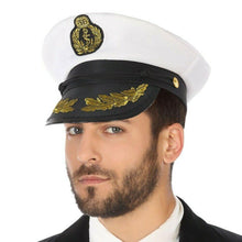 Cargar imagen en el visor de la galería, Sombrero Gorro MARINERO Capitan Para Carnaval Fiesta Accesorio de Disfraz
