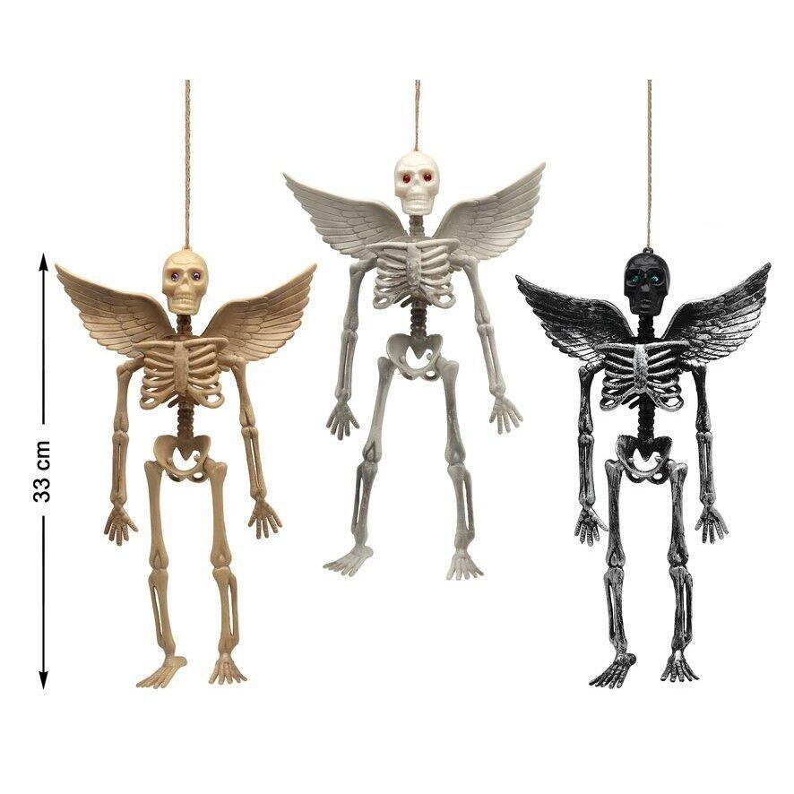 Colgante Esqueleto 3 Colores 33 Cm Accesorios De Halloween Para Decoracion