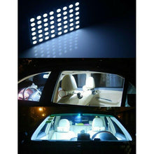 Cargar imagen en el visor de la galería, Bombilla luz led auto coche moto 9smd 5050 blanca 12V 6400k 2.5W Panel domo
