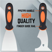 Cargar imagen en el visor de la galería, Cuchillo de masilla de yeso acero herramienta pintura espatula flexible

