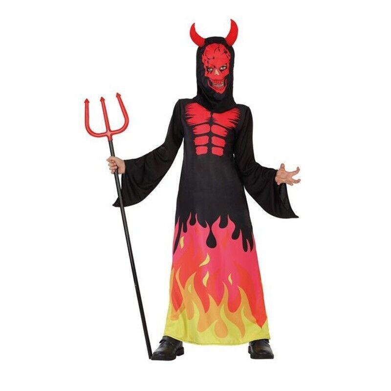 Disfraz Diablo Demonio Niño Infantil Para Halloween Carnaval Teatro