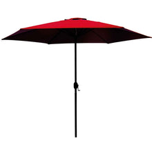 Cargar imagen en el visor de la galería, Sombrilla Parasol Ø300cm Inclinable Estructura Aluminio y Acero 38 Mm Jardin Terraza Patio Playa
