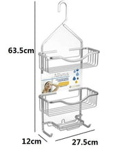 Cargar imagen en el visor de la galería, Estantería Cologador baño esquina 3 Estantes aluminio Mate, Accesorios de Baño
