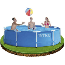 Cargar imagen en el visor de la galería, Piscina Intex 28202UK de 3 m x 76 cm con estructura metálica y Depuradora, 4485 litros, color azul, 305 x 76 cm
