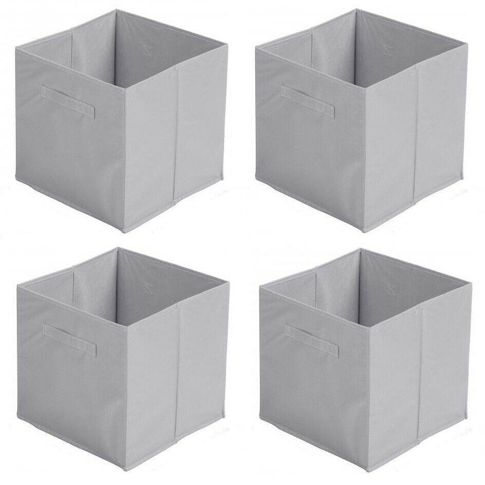 Pack 4 Cubos de almacenaje TNT 31x31x31cm para estanteria caja cuadrad –  Maxia Market